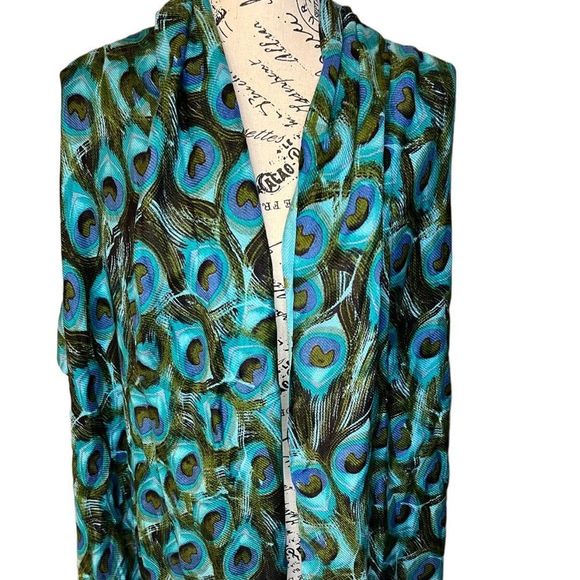 unbranded Accessories - Peacock Scarf Shawl